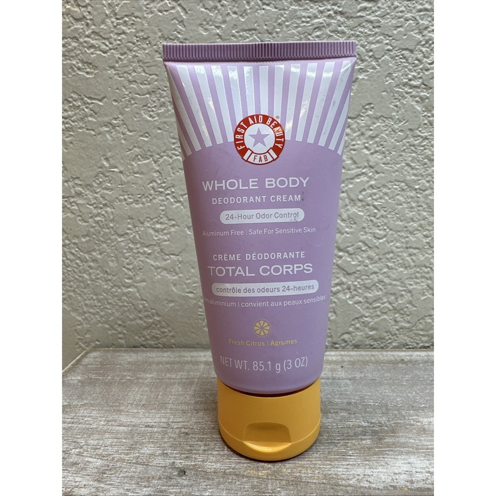 $10 🌙 SEALED First Aid Beauty Whole Body Deodorant Cream 3 oz NEW